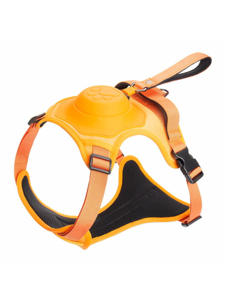Retractable Dog Harness with Safety Handle - Optimal Comfort and Control