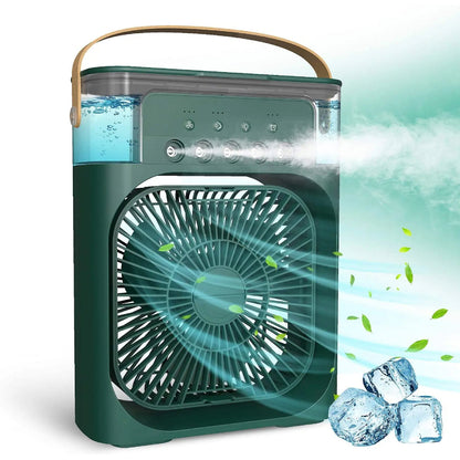 USB Desk Fan with Light and Humidifier